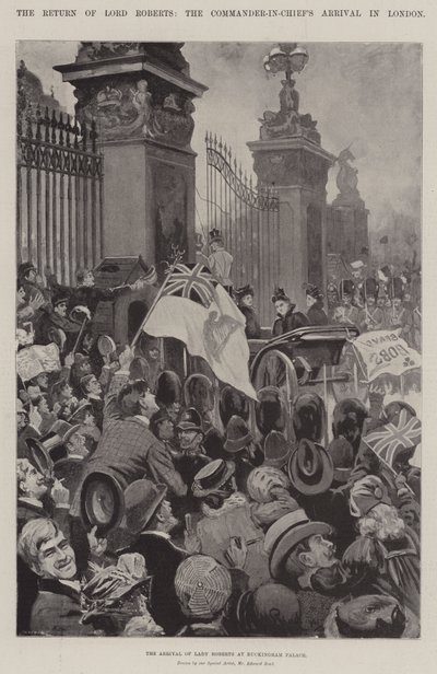 De Terugkeer van Lord Roberts, de Aankomst van de Opperbevelhebber in Londen door Edward Read